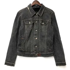 【中古品】HARLEY DAVIDSON ハーレーダビッドソン ANGEL STUDS BLACK DENIM JACKET エンジェル スタッズ ブラック デニム ジャケット アウター 【146-251112-cs-23-izu】