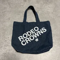 RODEO CROWNS デニムミニトート RCWB ハンドバッグ　ロゴ入り ミニバッグ