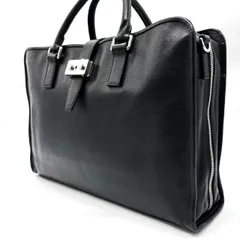 ✨良品✨ LOEWE ロエベ アナグラム 革 レザー ブリーフケース シボ革 ビジネスバッグ A4書類 メンズ