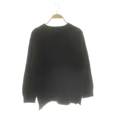 【中古】ヨーコチャン YOKO CHAN 23年製 サイドスリットニット セーター ウール F 黒 /MI ■OS レディース ヨーコチャン YOKO CHAN 23年製 サイドスリットニット セーター ウール