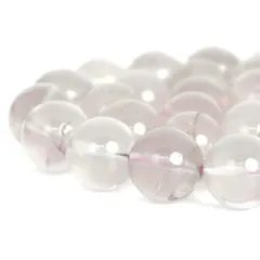 ○1連販売○ローズクォーツ【丸玉】16mm【天然石 ビーズ パワーストーン】