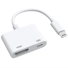 i-phone hdmi変換ケーブル ライトニング hdmi i-phone/ミラーリング スマホ を TV に 映す 1080PフルHD 