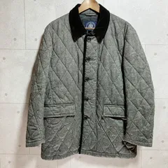 J.PRESS ジェイプレス キルティングジャケット コート アウター M グレー メンズ レディース ビジネス フォーマル SG368-6