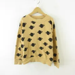 ボボショーズ BOBO CHOSES トレーナー スウェット 長袖 黒 ベージュ 134cm *T870