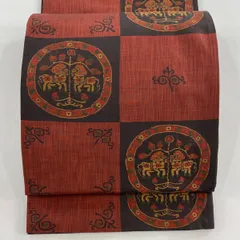 【お仕立て付き 全通袋帯 単衣にも 木屋太 お洒落 3シーズンにビルディング文】 お仕立て付き 全通袋帯 単衣にも 木屋太 お洒落 3シーズンに