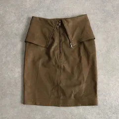 Gianni Versace Designer's vintage 本革レザー スカート ヴェルサーチ ヴィンテージのサムネイル