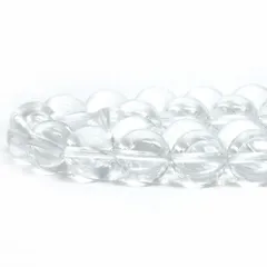 ○1連販売○水晶AA（クリスタル）【丸玉】12mm【天然石 ビーズ パワーストーン】