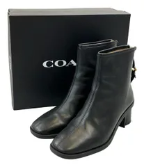 未使用級✨　コーチ　ショートブーツ　25㎝　シグネチャー　ブーティ　レザー　黒 楽天市場】コーチ ブーツ レディース ブーティー 本革 ショートブーツ