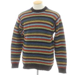 中古】ベルベスト Belvest カシミヤ ダブルブレストコート オリーブ  