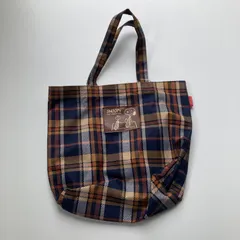 ピーナッツ スヌーピー エコバッグ M オレンジ×ネイビー エコバッグ 2882202511180031