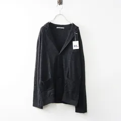 極美品 定価4.7万 45R 45rpm フォーティファイブアール ウールニットジャケット 4＼チャコールグレー カーディガン【2400014687507】