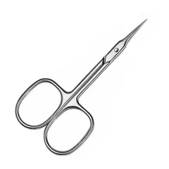 【フォロー割】キューティクルケア用 眉毛ハサミ 眉毛 極細カーブ刃 まつ毛 キューティクルハサミ 甘皮用小型甘皮ハサミ