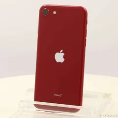〔中古品〕 iPhone SE 第3世代 64GB プロダクトレッド MMYE3J／A SIMフリー【368】