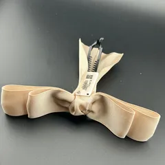 【新品】 定価2090円 ヘアアクセサリー バナナクリップ グリーン リボン レディース キレイ 上品 大きめ◆