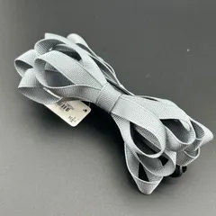 【新品】 定価2090円 ヘアアクセサリー バナナクリップ グレー リボン レディース キレイ 上品◆