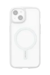 エレコム Magsafe (マグセーフ) 磁力ワイヤレス充電器 対応 メタルリング ステッカー プレート 貼付けツール付属 【iPhone14/13/12/11/SE3/SE2 等対応】 ホワイト AMS-MAGSTWH [マグセーフシール本体]