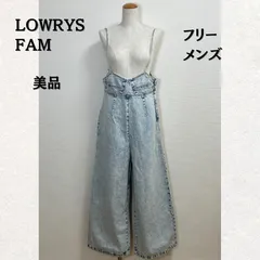 LOWRYS FARM　ローリーズファーム　サロペットパンツ　ワイド　デニム　フリーサイズ　レディース　【B-3】