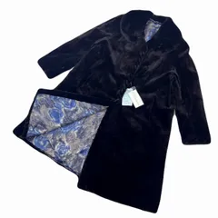 タグ付 サガミンク KSG シェアードミンク ロングコート ブラック 黒 レディース  F-106サイズ 高級 暖か