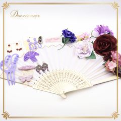 新品] フラメンコ用アバニコ・レース編み1色・ピスタチオ・スペイン製