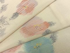 平和屋着物□極上 男性 本場大島紬 アンサンブル 長襦袢(袷)・長羽織  