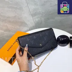 【今日特価】Louis Vuitton ルイ・ヴィトン ポシェット フェリシーシリーズ モノグラムエンプラントレザー製で多機能な携帯性を備える