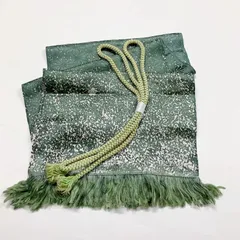 ［5948］帯締め 帯揚げ セット 麻の葉文様 ぼかし 楓 正絹 着物 帯絞め