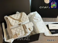 【今日特価】Chanel シャネル ダマ フロッグバックパック ダブルポケットデザインが可愛く防盗性に優れる