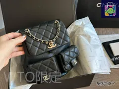 【今日特価】Chanel シャネル ダマ フロッグバックパック ダブルポケットデザインが可愛く防盗性に優れる