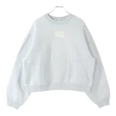ALEXANDER WANG (アレキサンダーワン) Sweatshirt ロゴプリント クルーネックスウェットトレーナー グレーのサムネイル