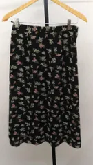 ビンテージ 昭和レトロ ＃327 ECO. 花柄フレアスカート サイズ13号