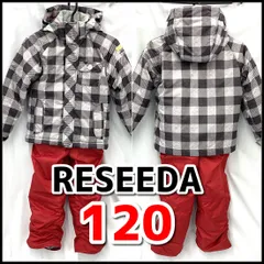 RESEEDA　スキーウェア　上下セット　 スノーボード　ウィンタースポーツ　雪遊び　 キッズ120㎝　 サイズ調節可能（パンツのみ）　USED現状品　YMO11-015-07-80