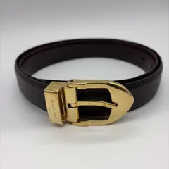 LOUIS VUITTON  ルイヴィトン⭐️タイガ サンチュール ベルト ゴールド金具 1029-2