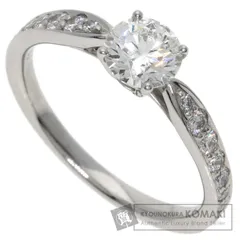 TIFFANY❤pt950 ハーフサークル ダイヤモンド リング ティファニー ハーフサークル ダイヤモンドリング Pt950 ダイヤモンド13粒