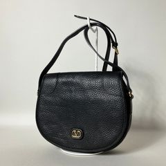 2602-281｜美品｜ ヴァレンティノ ショルダーバッグ レザー グリーン 