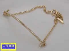 TIFFANY ティファニー  Tスマイル ダイヤ 750 イエローゴールド ブレスレット ミディアム 2.37g 中古A+ 【送料無料】 C-9550【質屋出品】