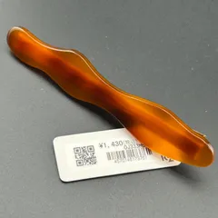 【新品】定価1430円 ヘアアクセサリー ヘアクリップ ゴールド×ブラウン シンプル 大きめ レディース キレイ◆