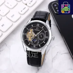 【今日特価】Omega オメガ 九フライホイール オートマティック 日々星辰ムーブメント 6時位置に太陽と月が表示