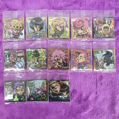 13種類　JOJO　ジョジョの奇妙な冒険　黄金の風　Episodio 02　ウエハース シール　最新