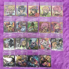 19種類　JOJO　ジョジョの奇妙な冒険　黄金の風　Episodio 02　ウエハース シール　最新