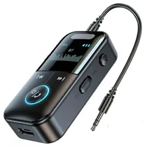 トランスミッター レシーバー Bluetooth 5.4 送信機 受信機 無線 TX/RXモード ハンズフリー 音声 ワイヤレス 高音質 コンポ スピーカー 車載 カー用品