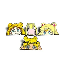 美少女戦士セーラームーン 胸針 バッジ 4個セット