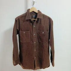 【UNIQLO ユニクロ】メンズ 長袖シャツ Mサイズ ダークブラウン コーデュロイ