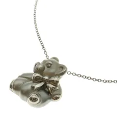 TIFFANY&Co (ティファニー) テディベア ネックレス ペンダント チェーン シルバー SV925 5.6g