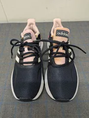 adidas／アディダス　スニーカー　ランニングシューズ　レディース　24㎝　ネイビー　ピンク　メッシュ素材　軽量　ART EF0152　E490