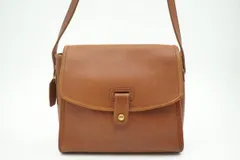 オールド コーチ ヴィンテージ ショルダーバッグ 0899-338 USA製 Unisex メンズ 茶 ブラウン COACH 4001h