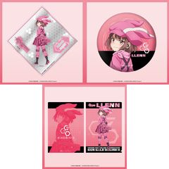 [SAO 얼터너티브 간게일·온라인Ⅱ] 3점 세트(신작 일러스트 아크릴 스탠드·캔 배지·A4 클리어 파일)"SAO Alternative Gun Gale Online II" 3-piece set