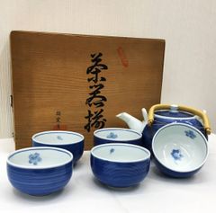 有田焼 御茶器セット 西陶作 急須1口湯呑5口 共箱 未使用 美品 - メルカリ