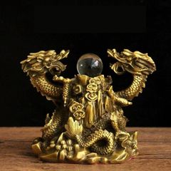 密教法具 金剛杵 ヴァジュラ 御守り法器 三面 密教 儀式 銅製