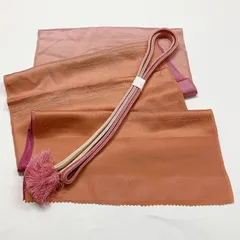 ［5954］帯締め 帯揚げ セット 霞ぼかし 正絹 着物 帯絞め