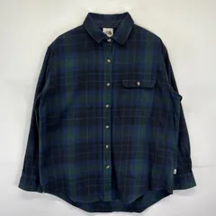 古着 ザ・ノースフェイス THE NORTH FACE 長袖シャツ アウトドア チェック柄 胸ポケット 無地 ネルシャツ M マルチカラー レディース